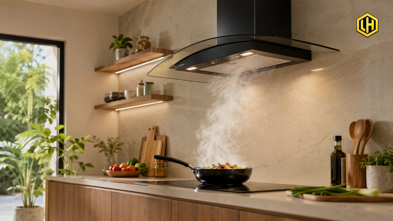Máy hút mùi công suất lớn cho gia đình thường xuyên chiên xào