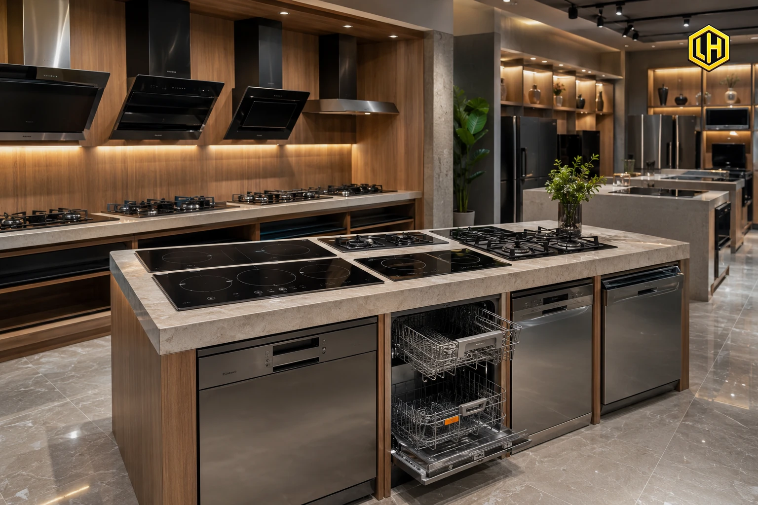 Showroom thiết bị nhà bếp cao cấp Lương Huynh Tổng kho miền Trung