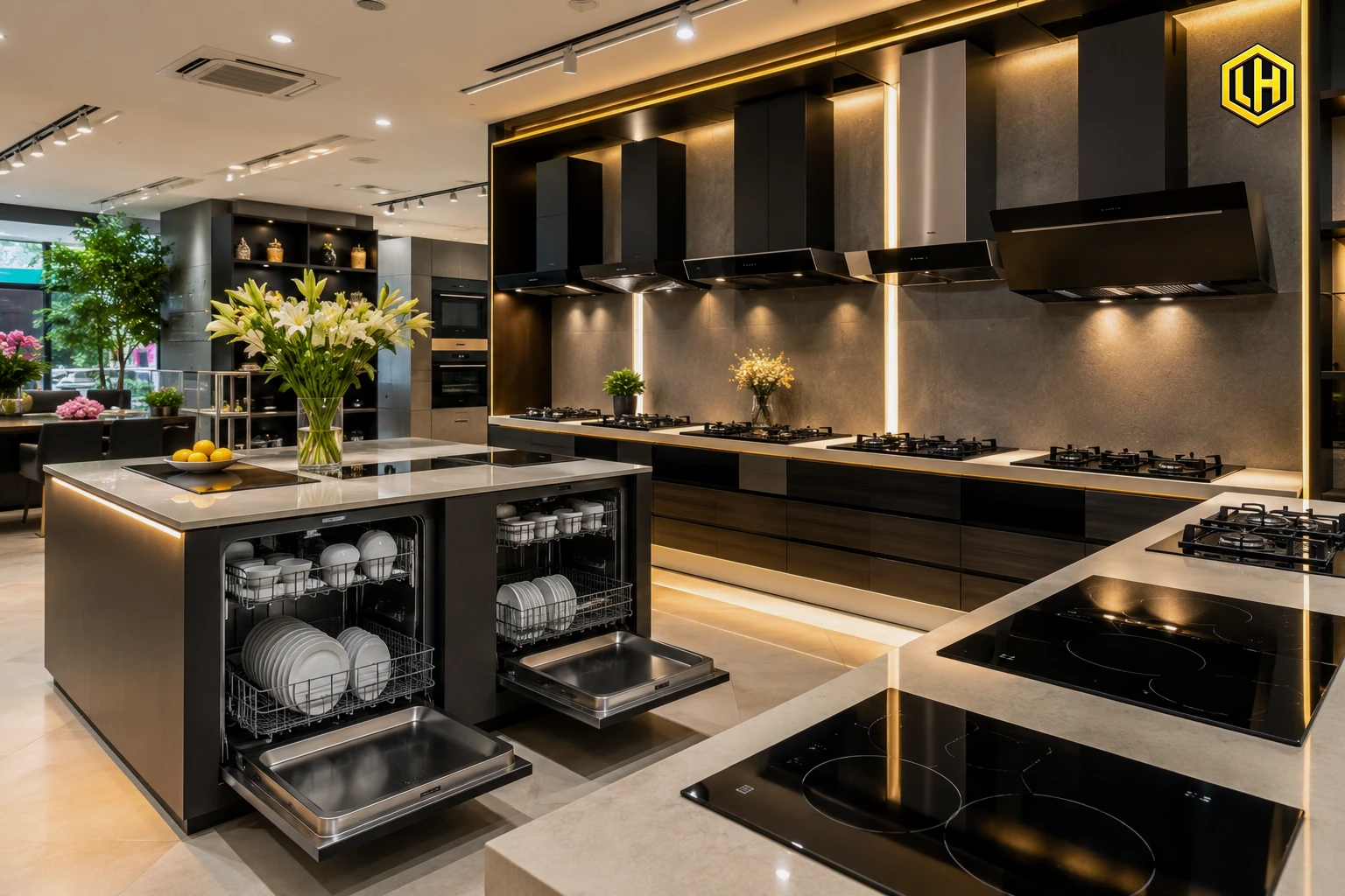 Showroom thiết bị nhà bếp và máy rửa bát chính hãng Lương Huynh